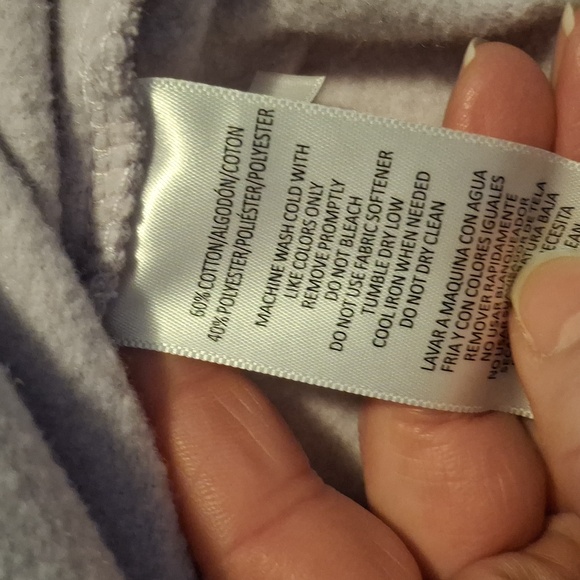 Calvin Klein Light Purple Logo Crewneck Sweatshirt - Picture 3 of 7